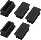 Rectangle Blanking End Caps Tubing Tube Inserts 20mm x 40mm 5 Pcs