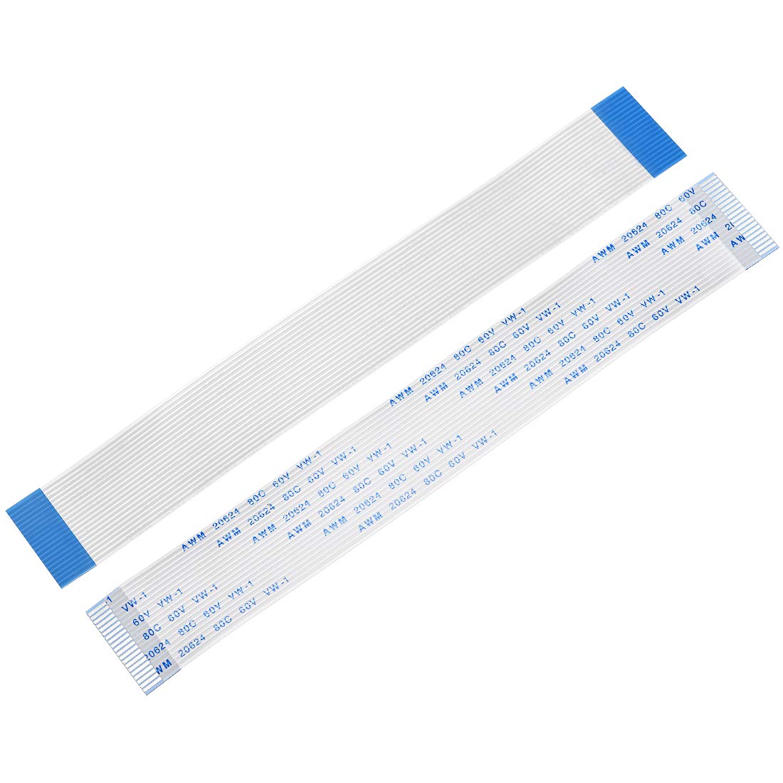 Flexible Flat Cable,150mm 1mm Pitch 20 Pins FPC FFC Flexible Ribbon Cable for LCD TV DVD Player 5Pcs (A Type)