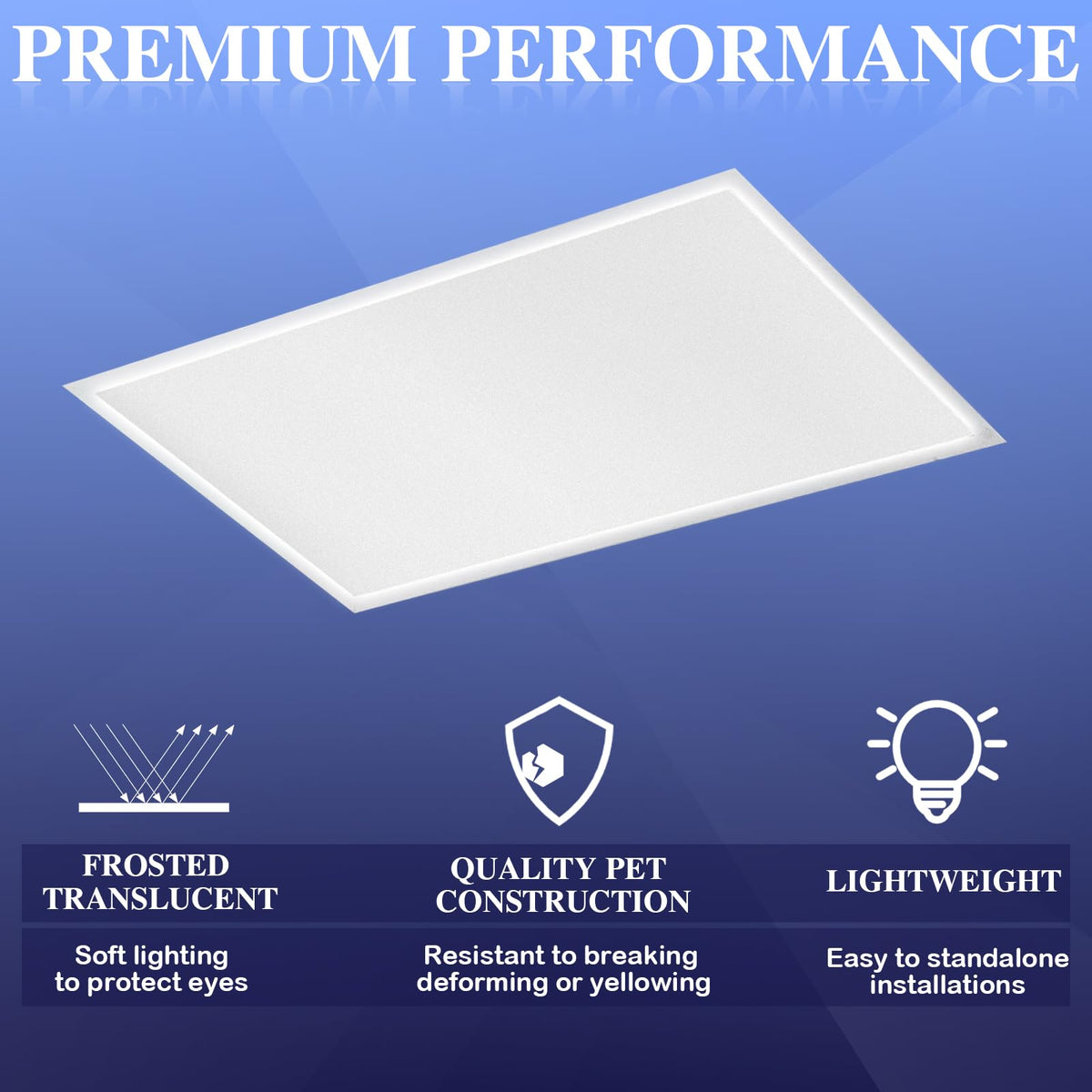LinkMejor 4 Pack 2 x 4 ft valon pehmentävä levy LED himmennys peittofilm