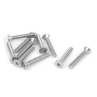 a15101300ux0184 M6 x 40mm Metric Hex Socket Countersunk Flat Head Screw Bolts 10PCS (Pack of 10)