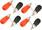 8 Pcs Amplifier Terminal Connector 4mm Banana Jack Mount