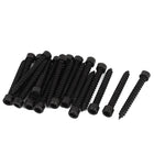 6mm x 50mm Full Thread Hexagon Head Self Tapping Screws 20 Pcs