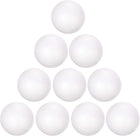 LinkMejor 12Pcs 3" White Polystyrene Foam Balls Smooth Round Solid Ball for Crafts, Art, DIY, Household, Party Decorations