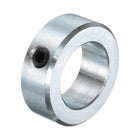 Set Screw Collars 1-1/4" Bore Carbon Steel Shaft Collars, 2" OD, 11/16" Width Axle Collar Clamp for Linear Rod Shaft Guide
