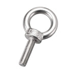 Lifting Eye Bolt M10 x 35mm Male Thread 304 Stainless Steel for Hanging, Pack of 2