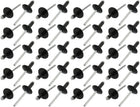 40 Pcs 4.8mm x 12mm Aluminum Open End Large Flange Blind Rivets