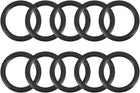 Nitrile Rubber O-Rings 15mm OD 11mm ID 2mm Width, Metric Sealing Gasket for Automotive Machine Plumbing, Pack of 10