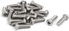 M6 x 18mm 304 Stainless Steel Phillips Round Head Machine Screws Bolt 20pcs