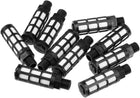 Plastic Pneumatic Muffler Exhaust Air Line Silencer 3/8 PT Black, 10pcs