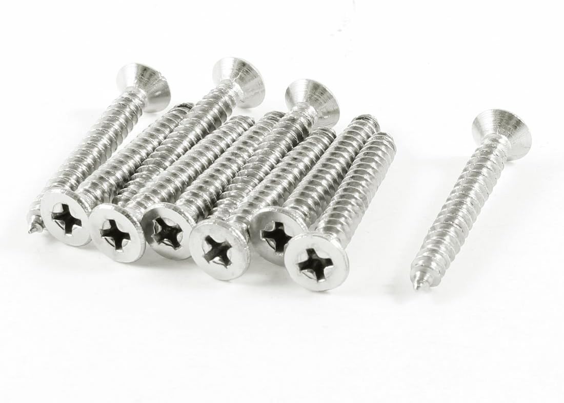 Industry 35mm x 4.9mm Threaded Self Tapping Screws Drilling Bolts 10 Pcs