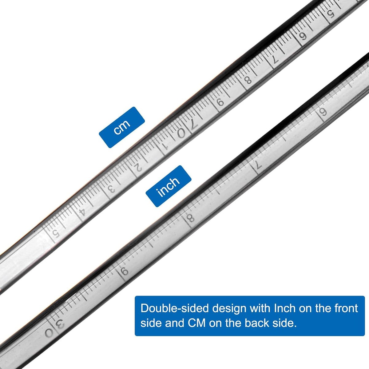 Ruler Flexibil 30 Inch 75cm Curbat pentru Desen Tehnic, Grafică de Design, Design de Îmbrăcăminte, Negru