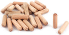 25 Pcs Furniture Cabinet Drawer Round Wooden Dowel Plugs 30mm x 8mm
