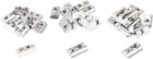 60Pcs M3/M4/M5 T Spring Nut Half Round T Slot Nut T Slot Nuts Assortment Kit Roll-in Spring Ball Loaded Elastic Nuts Carbon Steel 2020 Series