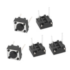 5 Pcs 6mmx6mmx4.3mm Panel PCB Momentary Tactile Tact Push Button Switch 2 Pin DIP