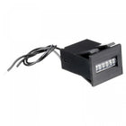 Electromagnetic Counter, 6 Digits 0-999999 Counting Range Electronic Pulse Counter Digital Totalizer DC7-24V