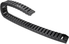 R28 15mm x 40mm (InnerH*InnerW) Black Plastic Wire Carrier Cable Drag Chain 1M Length for CNC