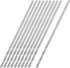 0.75mm Dia Micro HSS Straight Shank Twist Drill Bit 10 Pcs