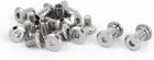 Screw Post Male M6x10mm Belt Buckle Binding Bolts Leather Fastener 10 Sets