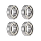 MR2010ZZ Deep Groove Ball Bearings 10mm x 20mm x 6mm Double Shielded Chrome Steel P0(ABEC1) 4pcs