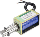 DC 24V 55N 10mm Stroke Pull Push Type Open Frame Solenoid Electromagnet XRN-1564