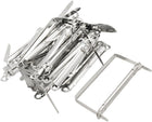 Metal Organizer Binder Documenten Bestanden Clips Papier Beugels, 50 Sets