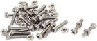 M2x10mm Hex Socket Head Knurled Cap Screws Bolts Nuts Set 20Pcs