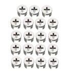 15 Pcs Furniture Cam Lock Nut Connectors Fittings 15x12mm for Cabinet Drawer Wardrobe Panel Connecting