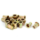 a15072400ux0414 20pcs M6x15mm Half Hex Body Flat Head Blind Rivet Nuts Nutserts Fasteners (Pack of 20)