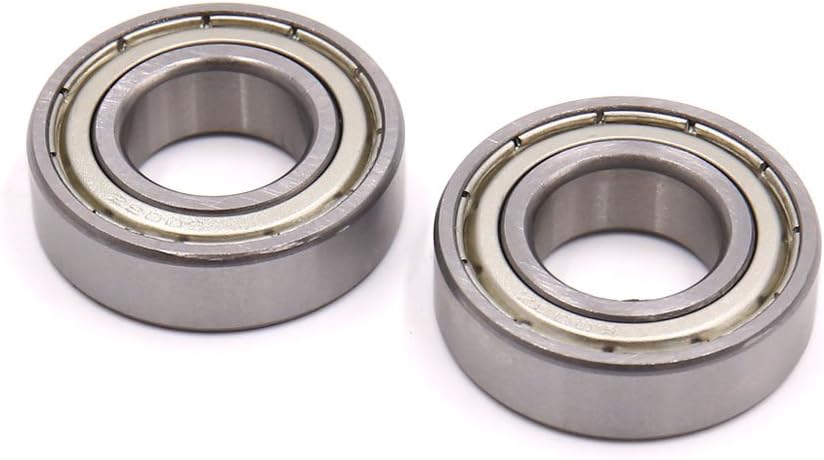 2Pcs 6003Z Stainless Steel Motorcycle Deep Groove Radial Ball Bearing 35 x 17 x 10mm