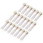 20 Pcs Piezo Discs 20mm Acoustic Pickup Transducer Microphone Trigger Element CBG Guitar