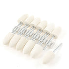 12PCS 12mm Tapered Felt Head 2.3mm Shank for Power Drill Die Grinder