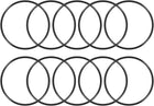 Nitrile Rubber O-Rings 155mm OD 143.6mm ID 5.7mm Width, Metric Sealing Gasket, Pack of 10