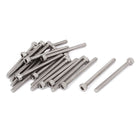 32mm Long M2.5x30mm Socket Head Cap Screws Hex Key Bolts 20 Pcs