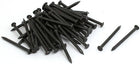 Hardware Nails 2-inch Length Carbon Steel Point Tip Wall Cement Nails Black 60pcs