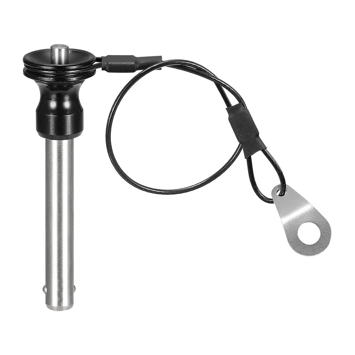 Kugellager-Sicherungsstifte mit Knopfgriff, 304 Edelstahl Push-Button Schnellspannstift mit 21cm Kabel (6mm-36mm)