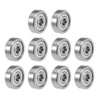 R2AZZ Deep Groove Ball Bearing 1/8-inchx1/2-inchx11/64-inch Shielded Z2 Lever Bearings 10pcs