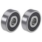 6300-2RS Deep Groove Ball Bearings Z2 10mm x 35mm x 11mm Double Sealed Chrome Steel 2pcs