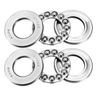 51205 Thrust Ball Bearings 25mm x 47mm x 15mm Chrome Steel ABEC3 Single Row Roller 2pcs