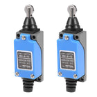 ME-8112 Roller Plunger Momentary Limit Switch 1NC+1NO 2Pcs for CNC Mill 3D Printer Door Switch