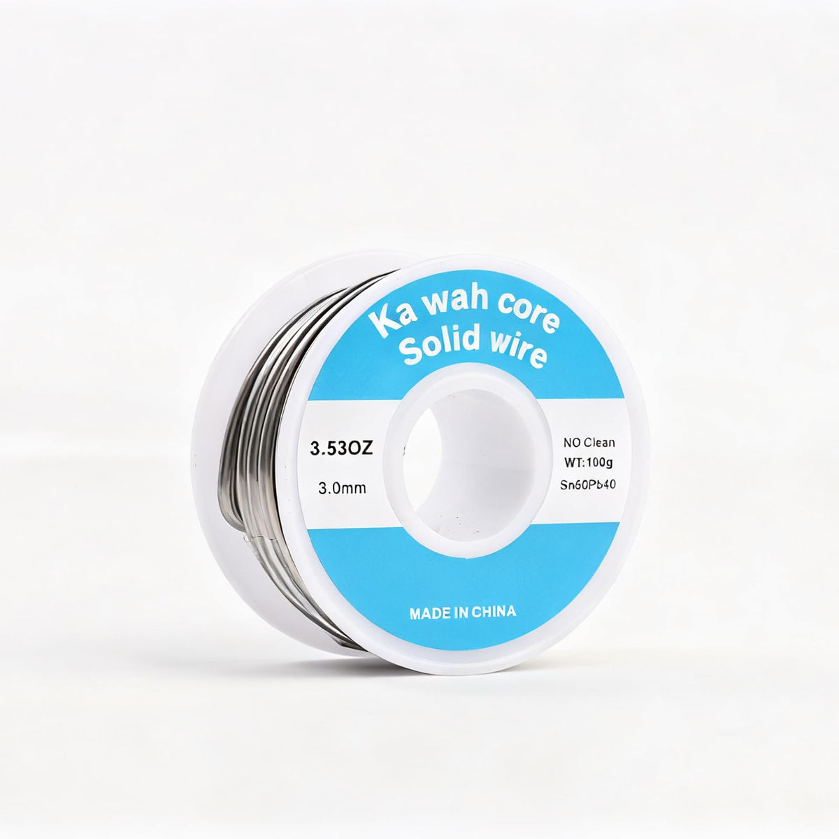 100g 60/40 3mm Solder Wire Fastkjerne 3.53oz for Rostfritt Stål
