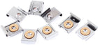 Adjustable Wall Hanging Mount Mirror Clip Set Screws Liners 8pcs