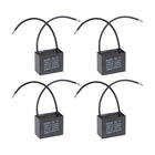 Ceiling Fan Capacitor CBB61 2.7uF 450V AC 2 Wires Metalized Polypropylene Film Capacitors 38x16x30mm for Water Pump Motor Generator, Pack of 4