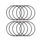 Nitrile Rubber O-Rings 50mm OD 47mm ID 1.5mm Width, Metric Sealing Gasket, Pack of 10