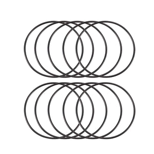 Nitrile Rubber O-Rings 50mm OD 47mm ID 1.5mm Width, Metric Sealing Gasket, Pack of 10