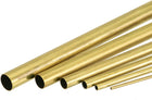 Brass Tube, 1mm 2mm 3mm 4mm 5mm 6mm OD x 0.2mm Wall Thickness 300mm Length Metal Tubing, Pack of 6