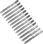 M3 x 0.5 Metric Hand Tap 3 Straight Flutes H2 HSS & SKS2 Bottoming Taper Hand Set 8 Pcs