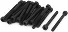 M4 x 40mm 12.9 Alloy Steel Hex Socket Head Cap Screws Bolt Black 22mm Thread Length 20pcs