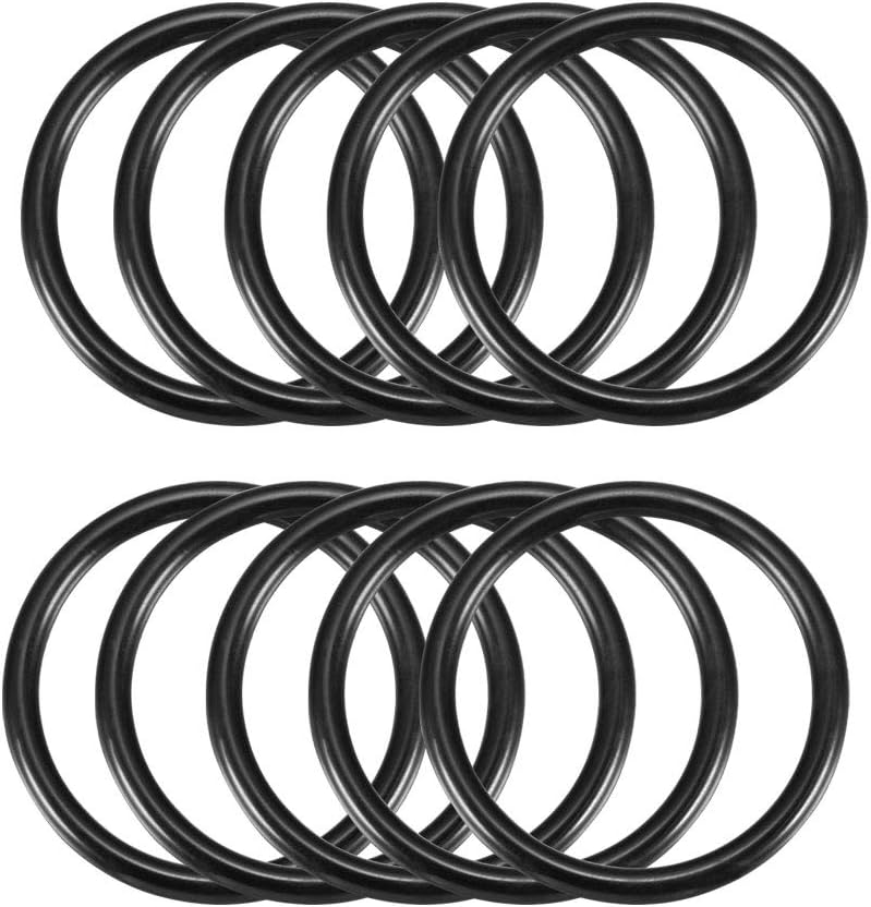 Nitrile Rubber O-Rings, 46mm OD 38mm ID 4mm Width, Metric Sealing Gasket, Pack of 10