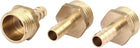 1/2BSP Male Thread 8mm Hose Barb Tube Fitting Coupler Connector Adapter 3pcs