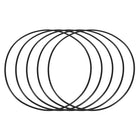 Nitrile Rubber O-Rings, 140mm OD 135.2mm ID 2.4mm Width, Metric Sealing Gasket, Pack of 5